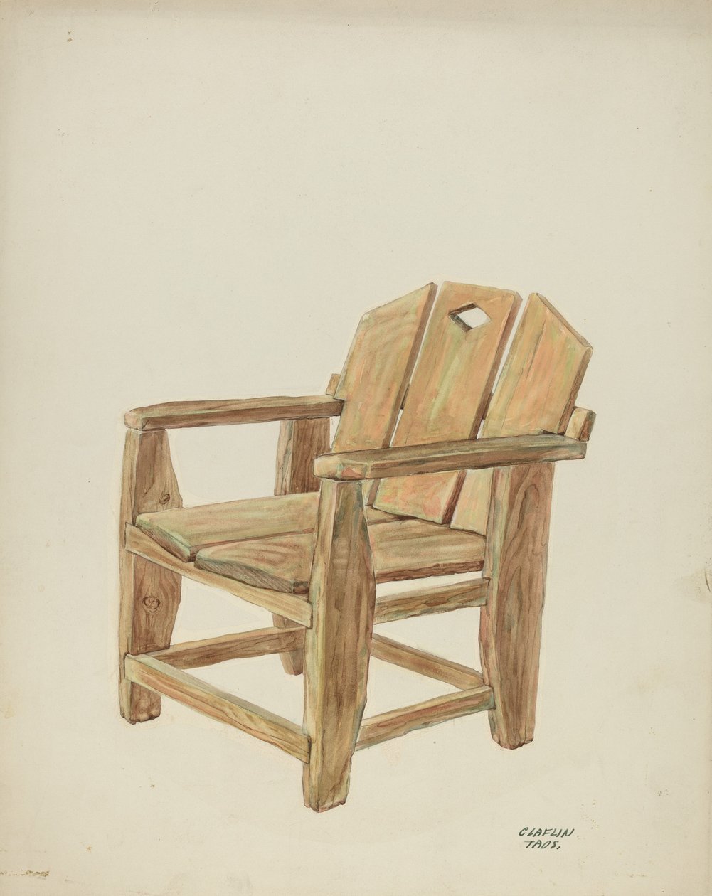 Chaise, c. 1938 - Majel G. Claflin