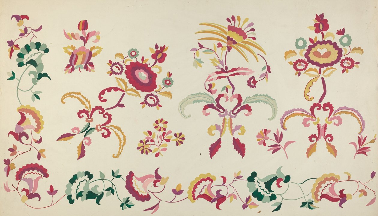 Broderie de couvre-lit, 1935-1942 - Majel G. Claflin