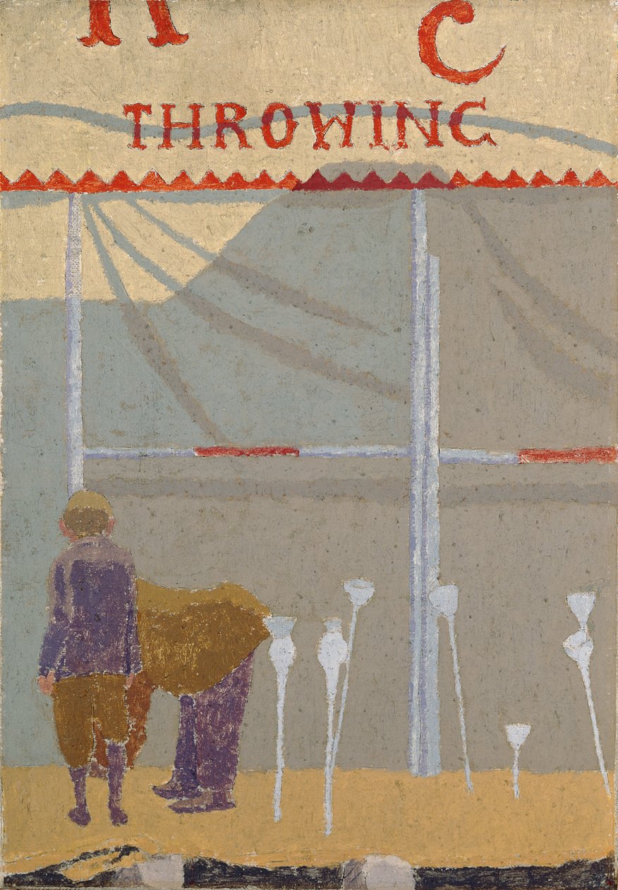 Le Tir à la noix de coco, vers 1920 - Malcolm Drummond