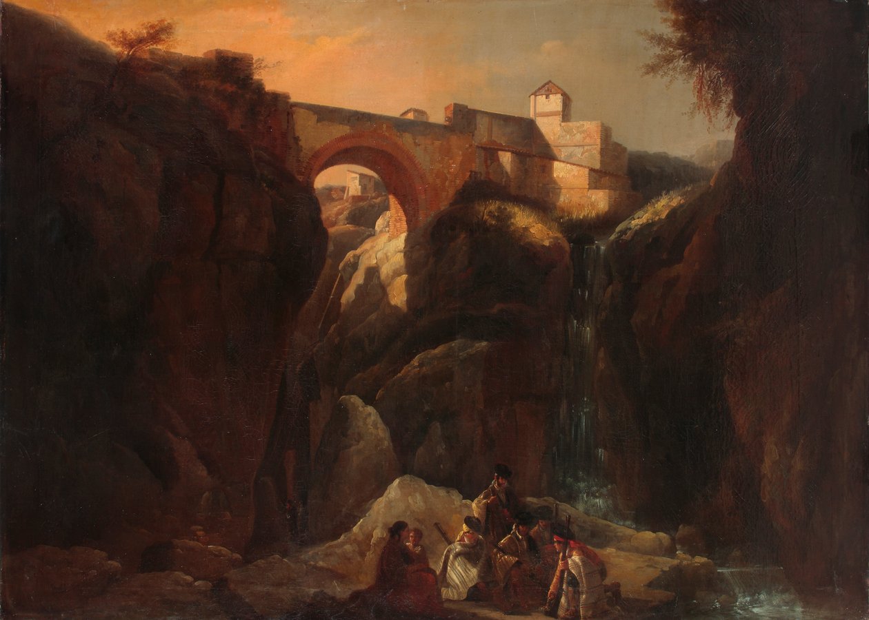 Contrebandiers dans les collines de Ronda - Manuel Barron y Carrillo