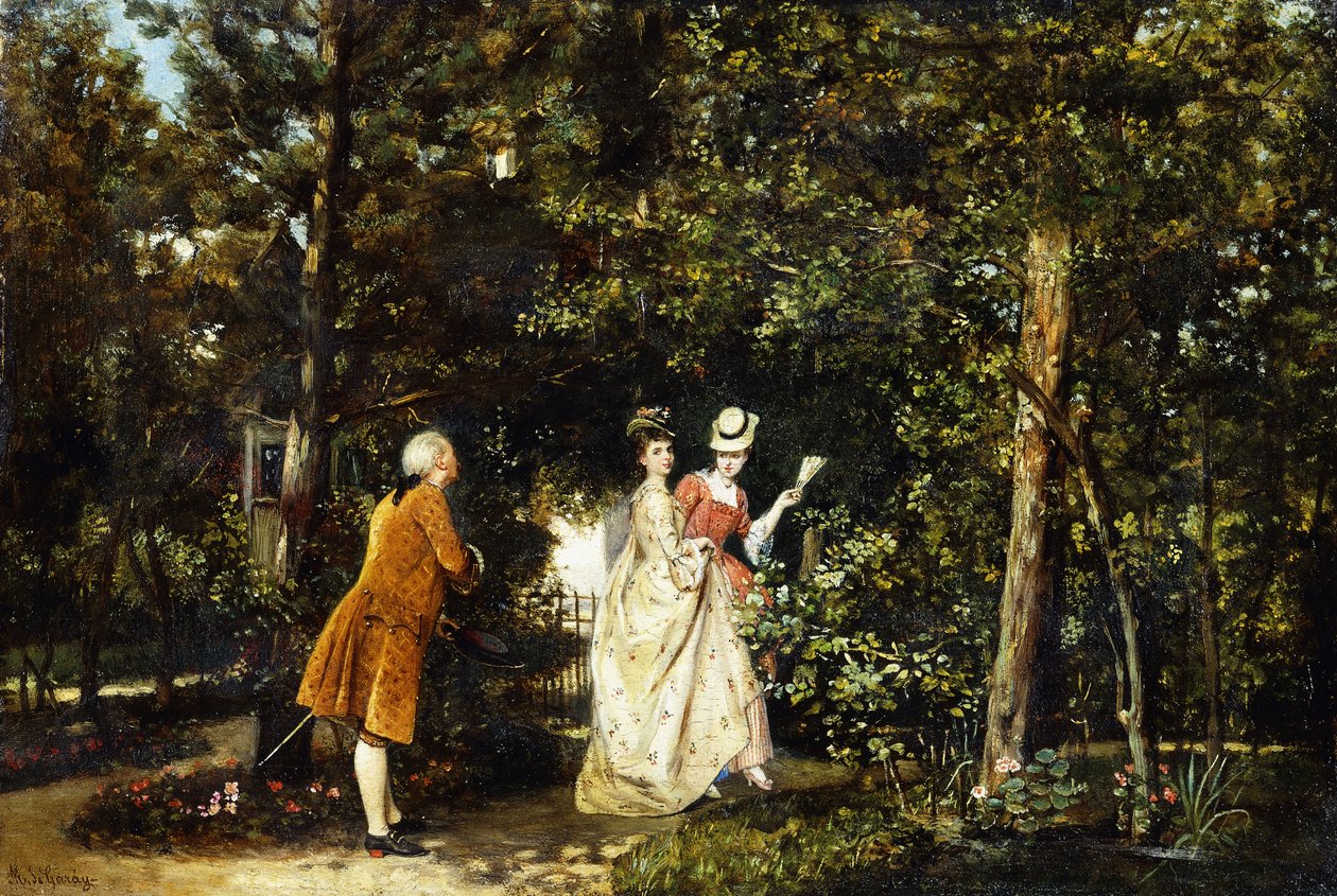 La promenade - Manuel Garay y Arevalo