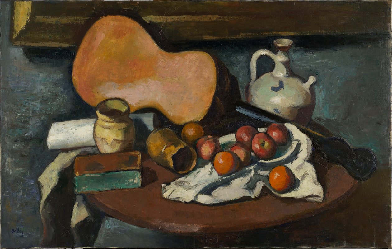 Nature morte avec guitare - Manuel Ortiz de Zárate