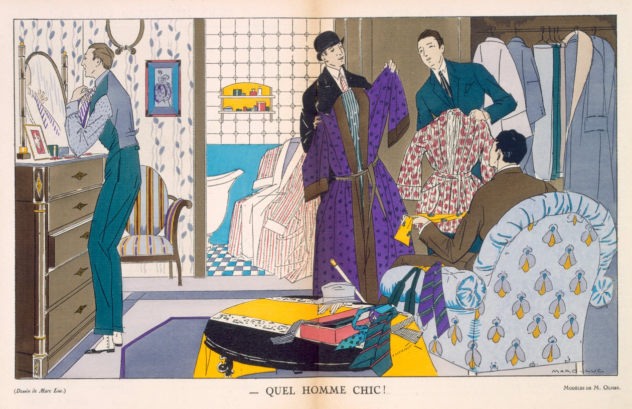 Quel homme chic, mode masculine, 1921 - Marc Luc