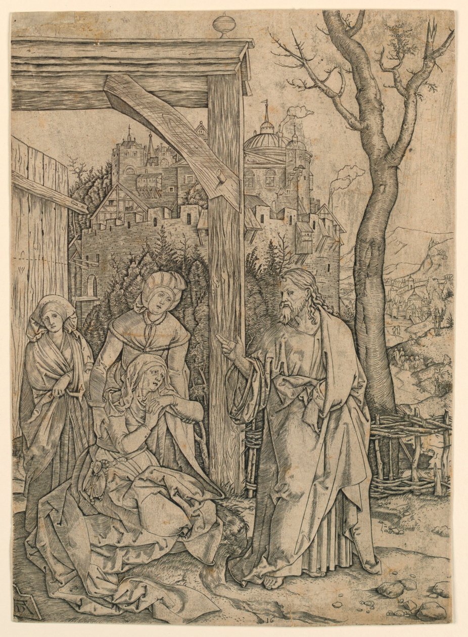 Le Christ prenant congé de sa mère - Marc Antonio Raimondi