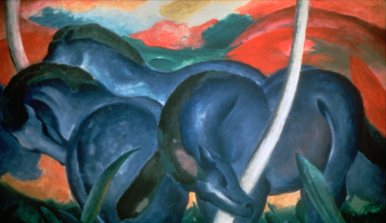 Chevaux bleus - Franz Marc