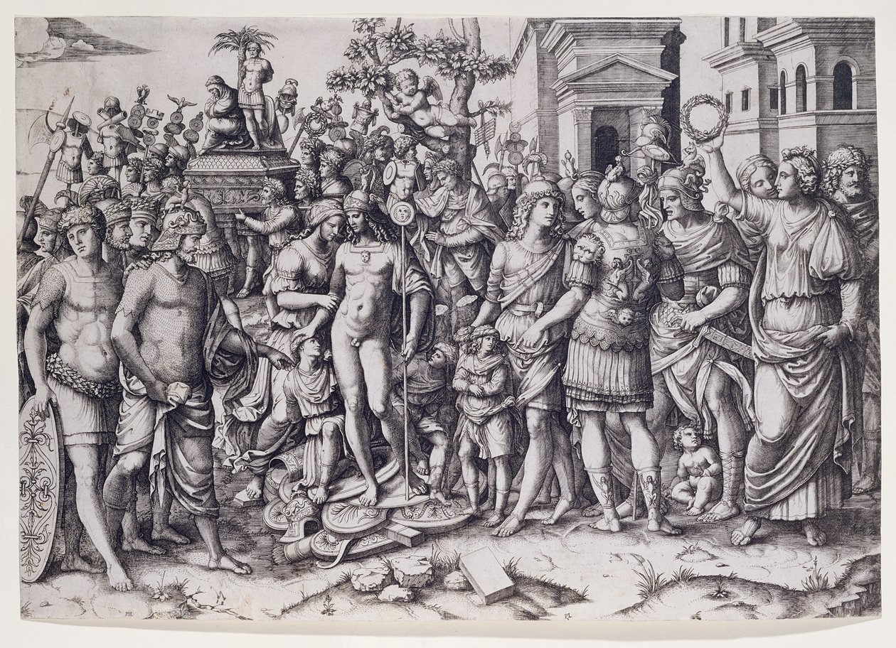 Un triomphe - Marcantonio Raimondi