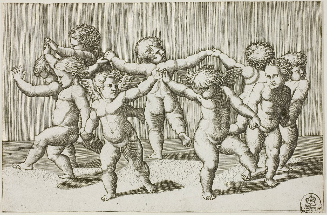 Danse des cupidons - Marcantonio Raimondi