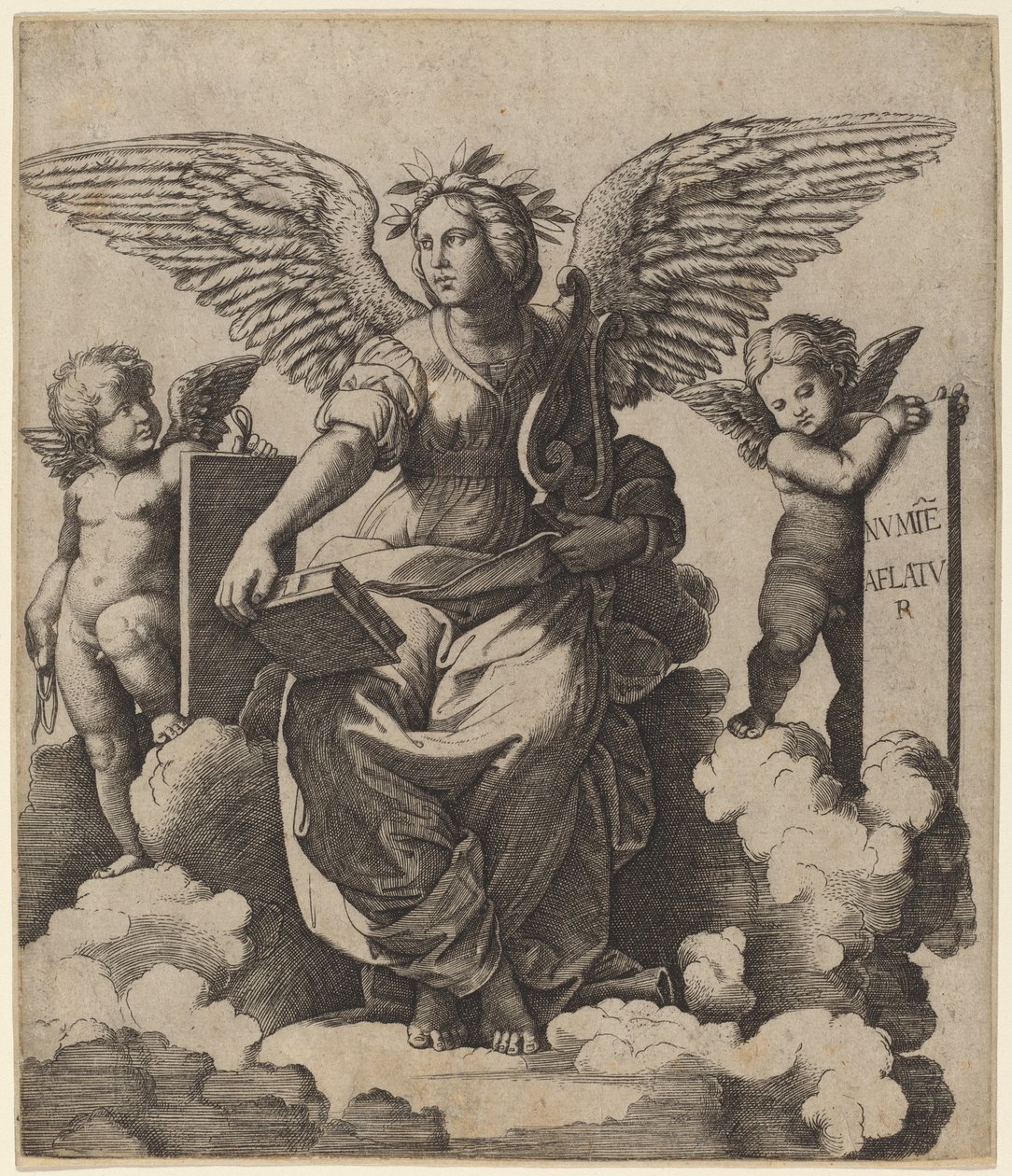 Poésie - Marcantonio Raimondi after Raphael