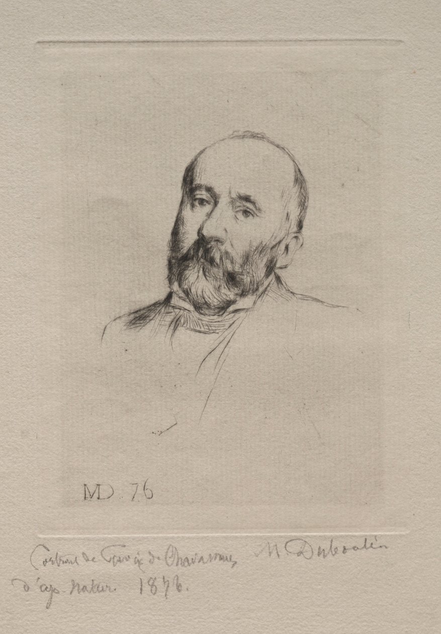 Puvis de Chavannes, 1876 - Marcellin Gilbert Desboutin