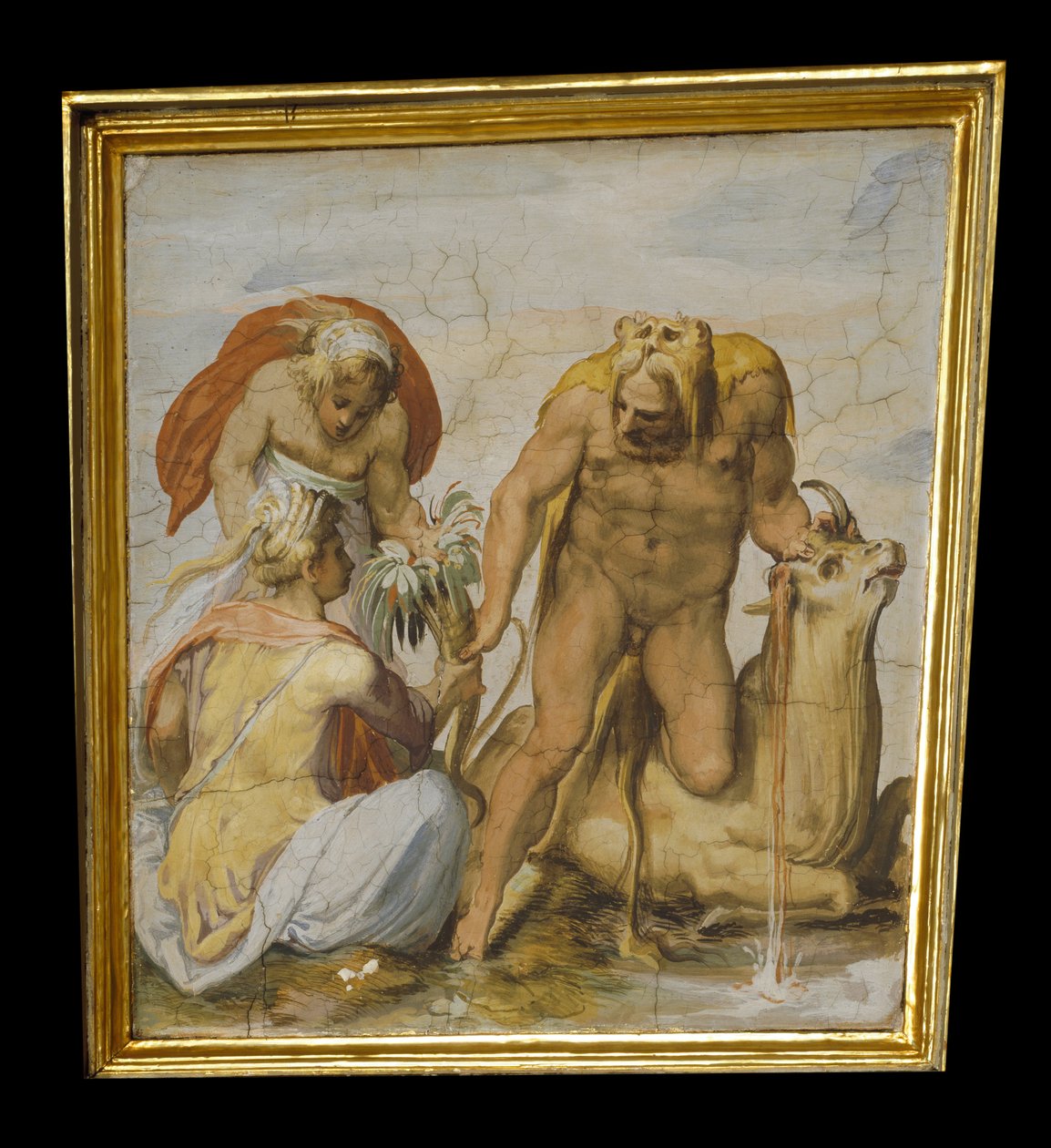 Hercule tue le taureau de Crète - Marco Marchetti from Faenza