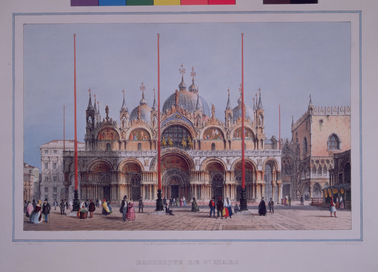 San Marco, Venise, gravé par Brizeghel - Marco Moro