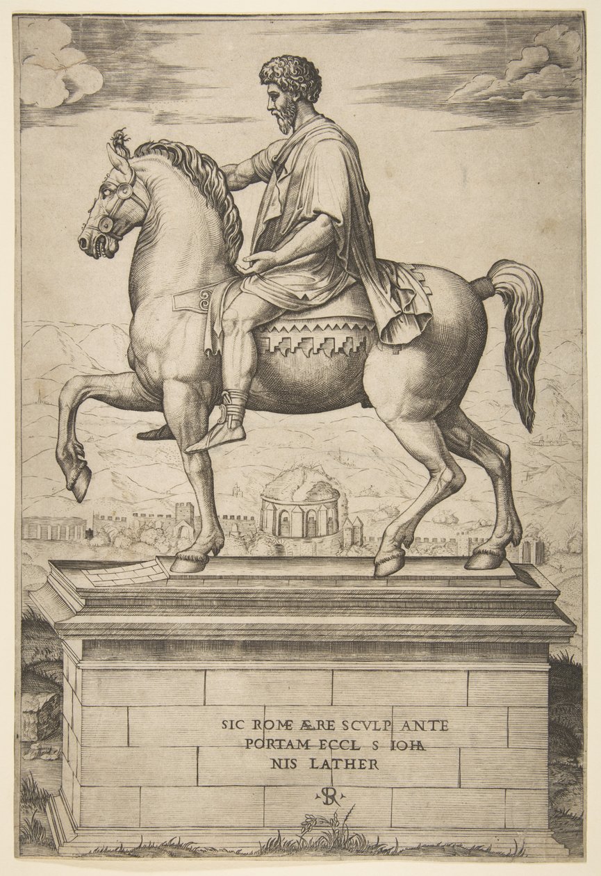 Statue équestre de Marc Aurèle, 1515-27 - Marco Dente