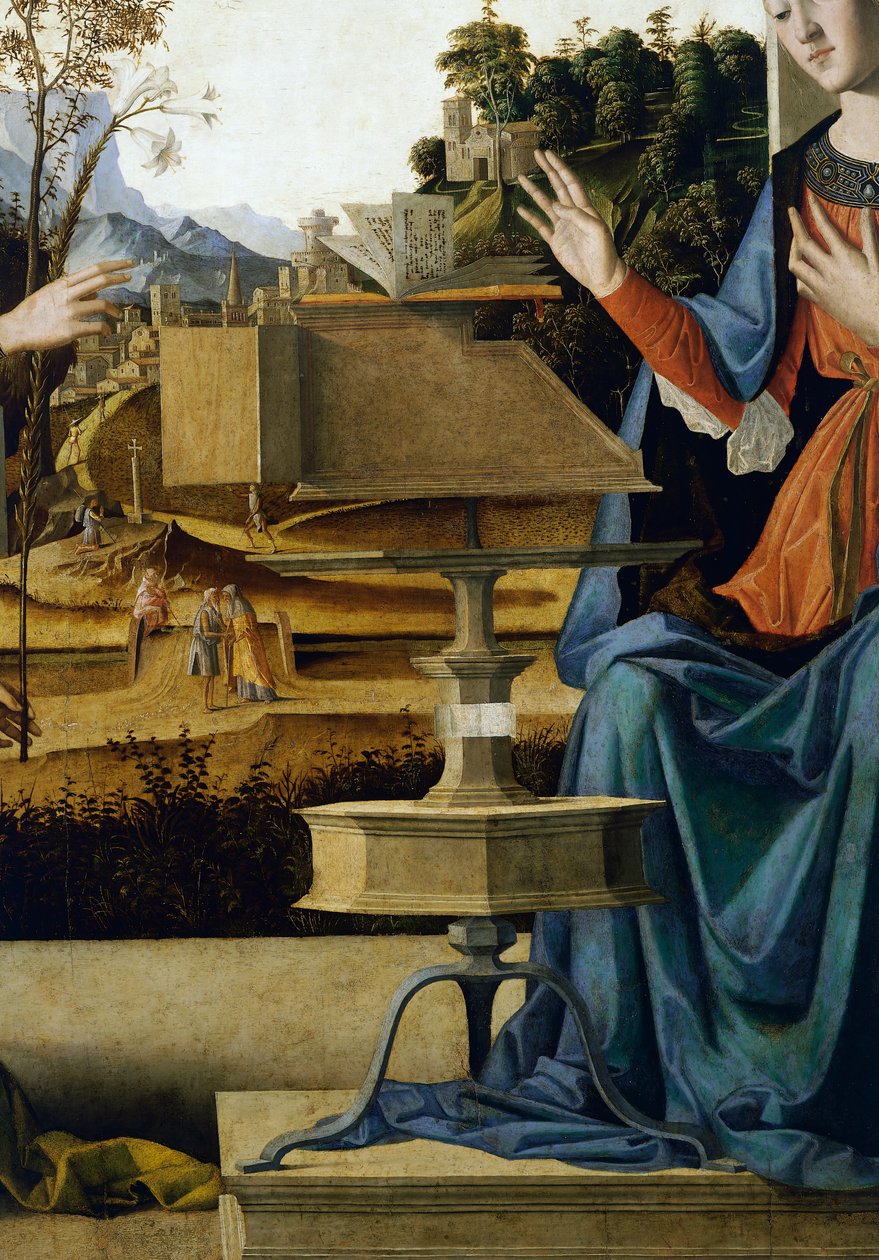 Annonciation (détail) - Marco Palmezzano