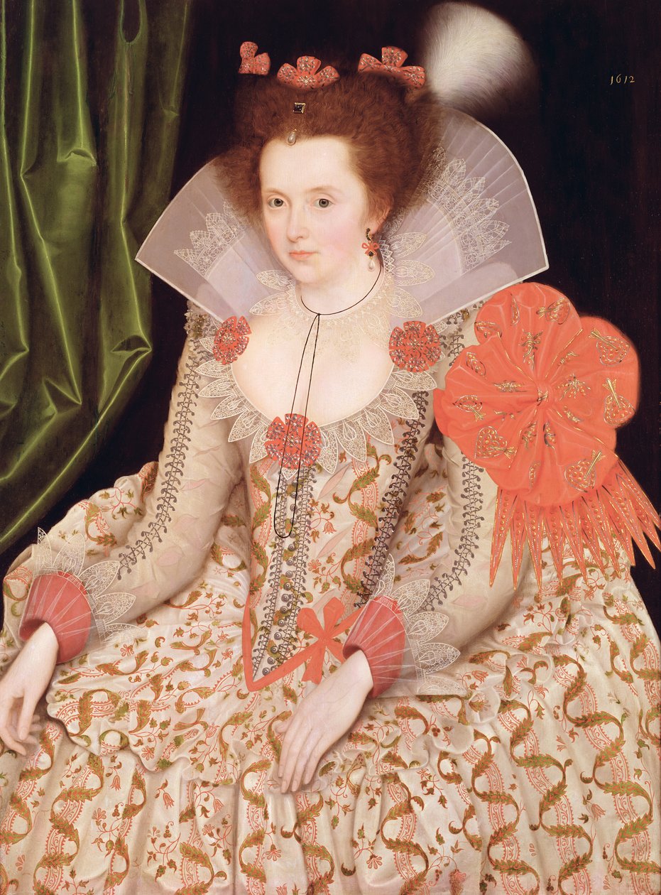 Princesse Élisabeth, fille de Jacques Ier, 1612 - Marcus Gheeraerts