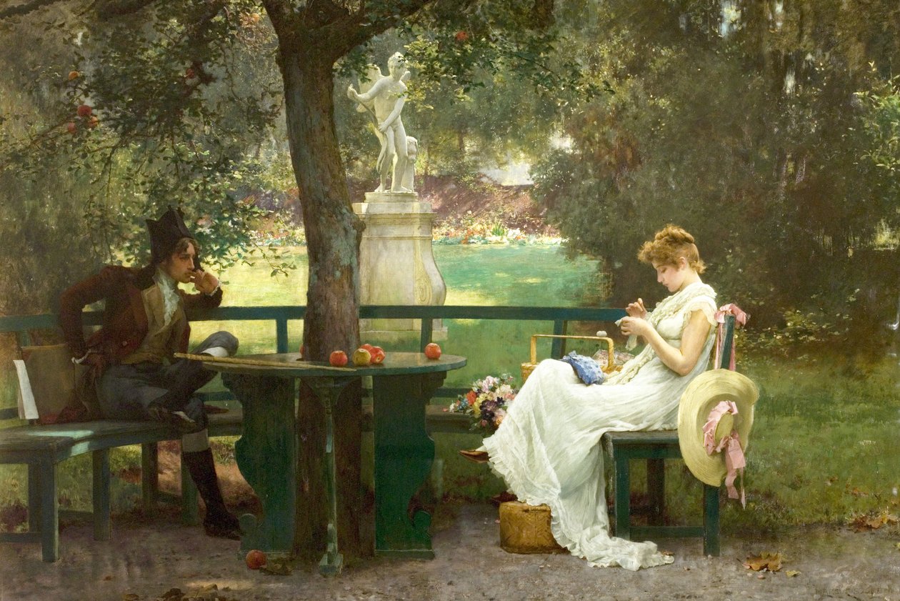 Amoureux, 1888 - Marcus Stone