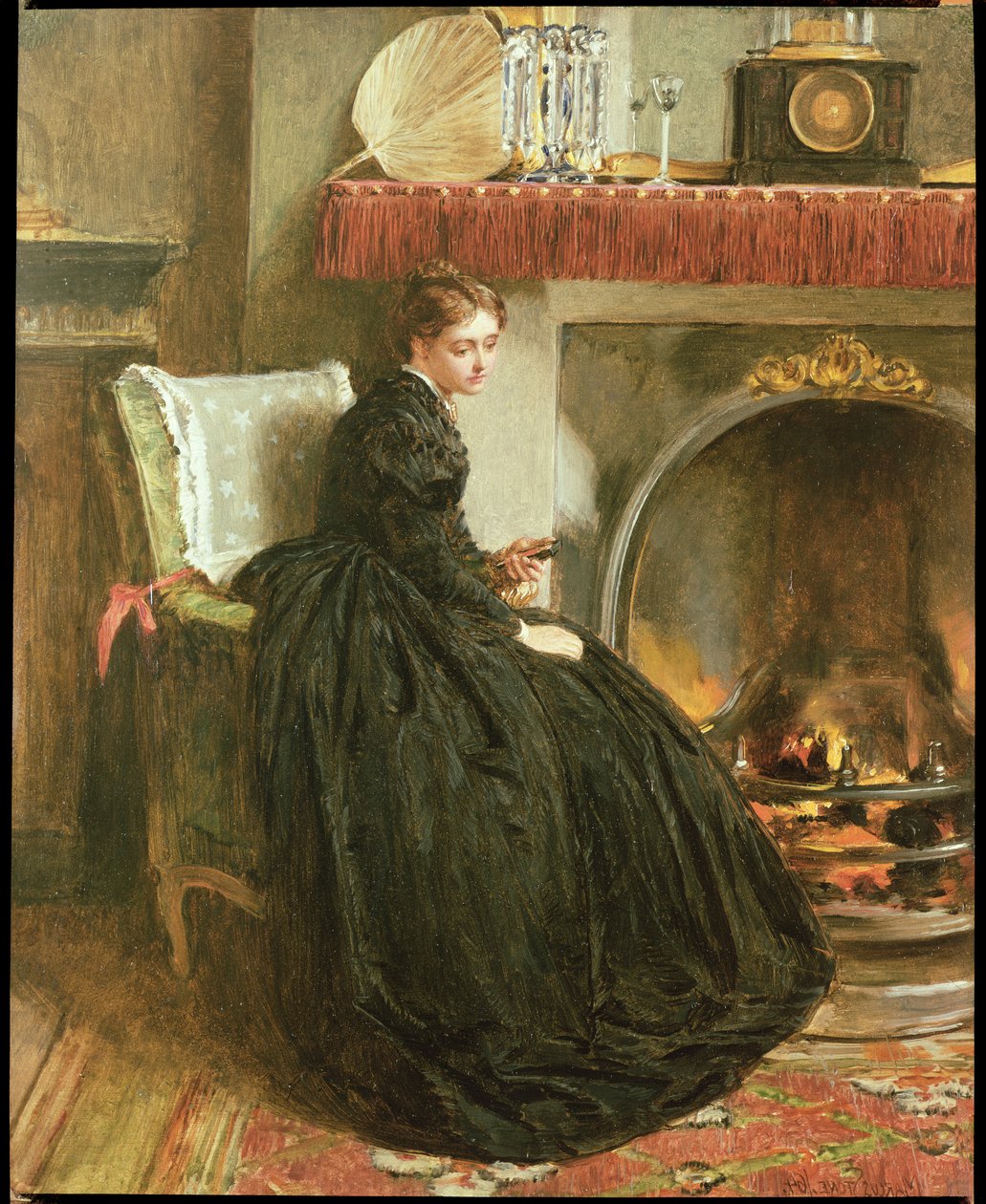 Perdu dans ses pensées, 1864 - Marcus Stone