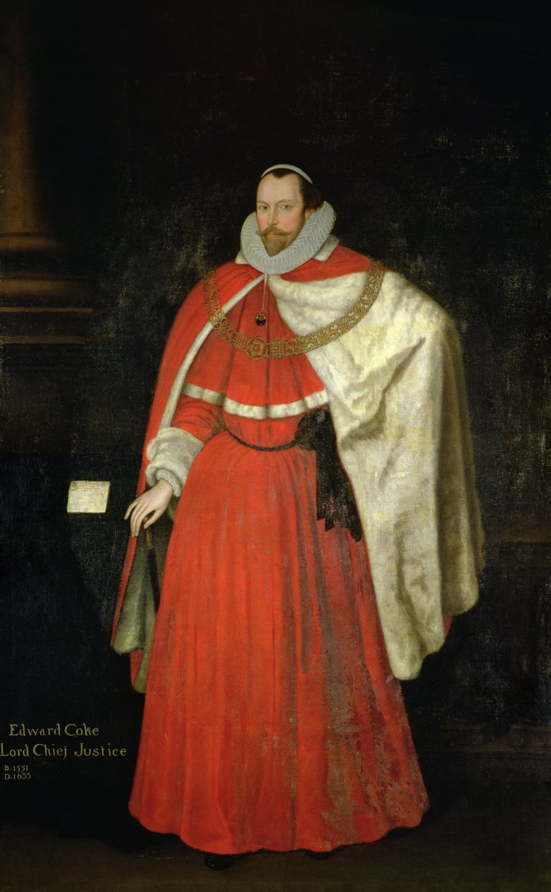 Edward Coke, Lord Chief Justice - Marcus Garret Gheeraerts the Younger