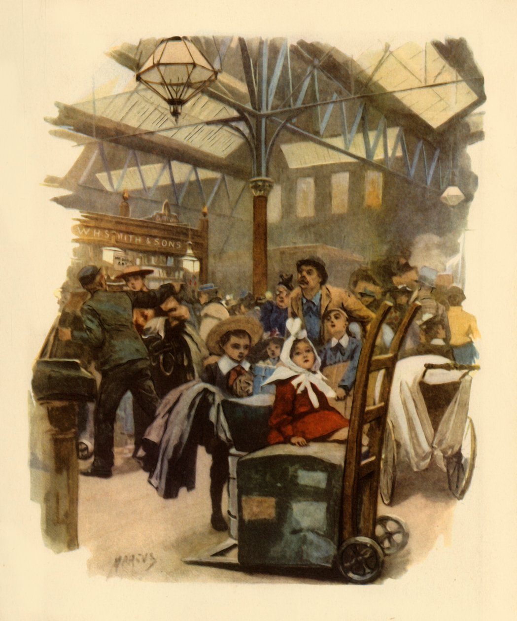 Gare de Cannon Street, vers 1900, 1945 - Marcus