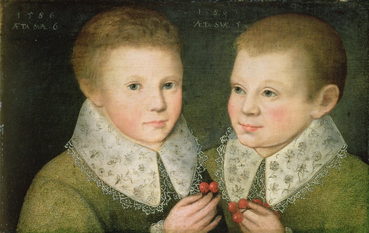 Portrait de deux frères, 1586 - Marcus Gheeraerts