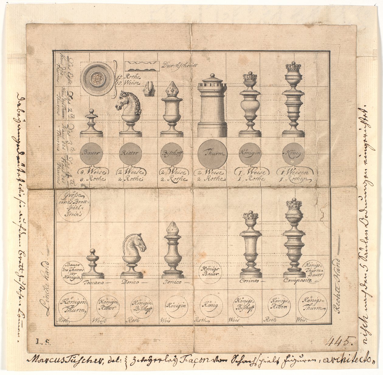Pièces pour un jeu d