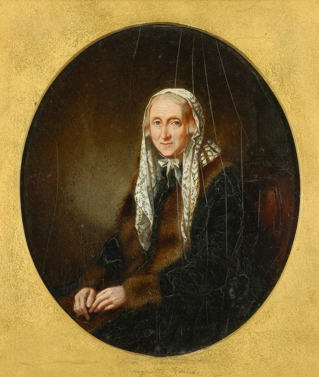 Portrait de Mary Wordsworth, 1839 - Margaret Gillies