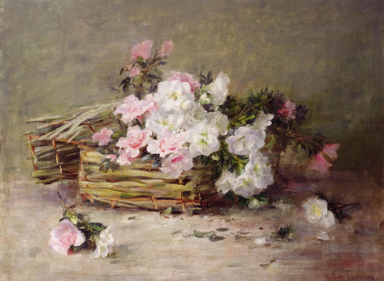 Un panier de fleurs - Margaret von Frankenberg