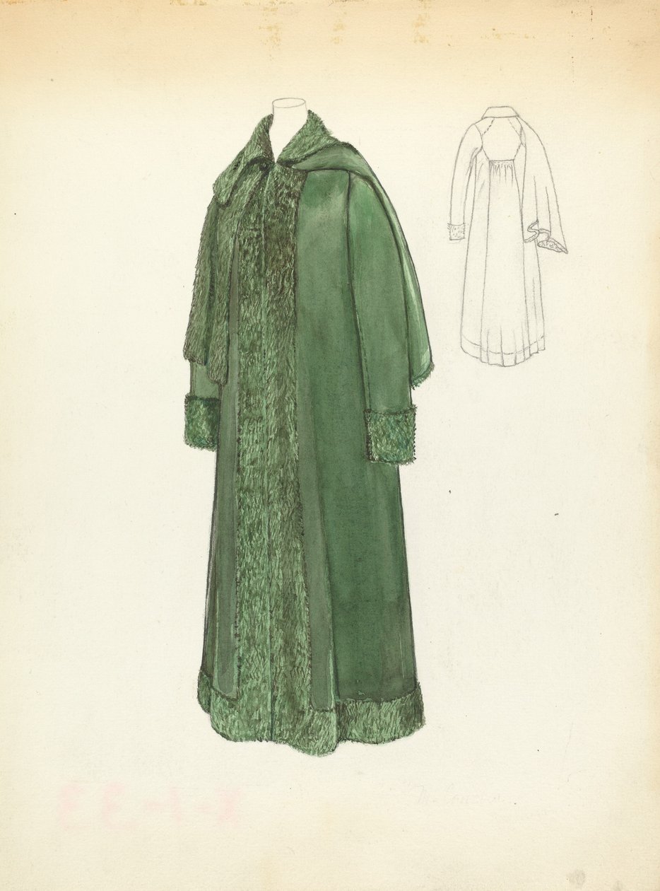 Manteau de femme, 1935-1942 - Margaret Concha