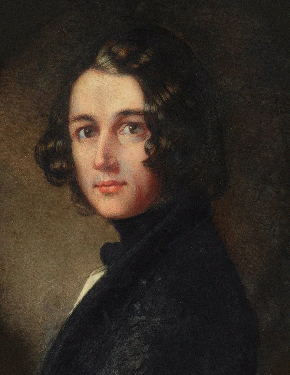 Portrait de Charles Dickens (détail) - Margaret Gillies