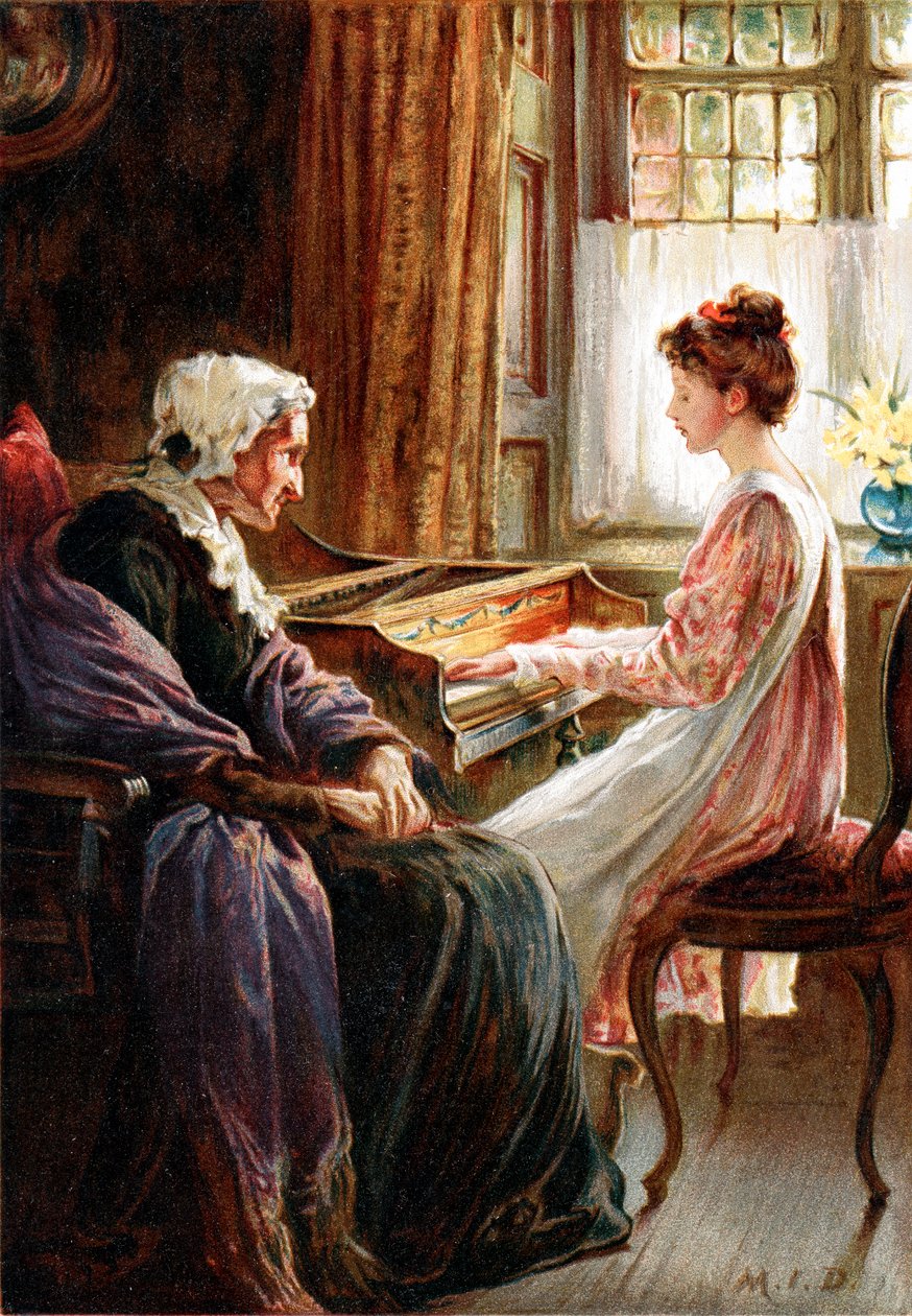 Leur hymne du soir, 1892 - Margaret Isabel Dicksee