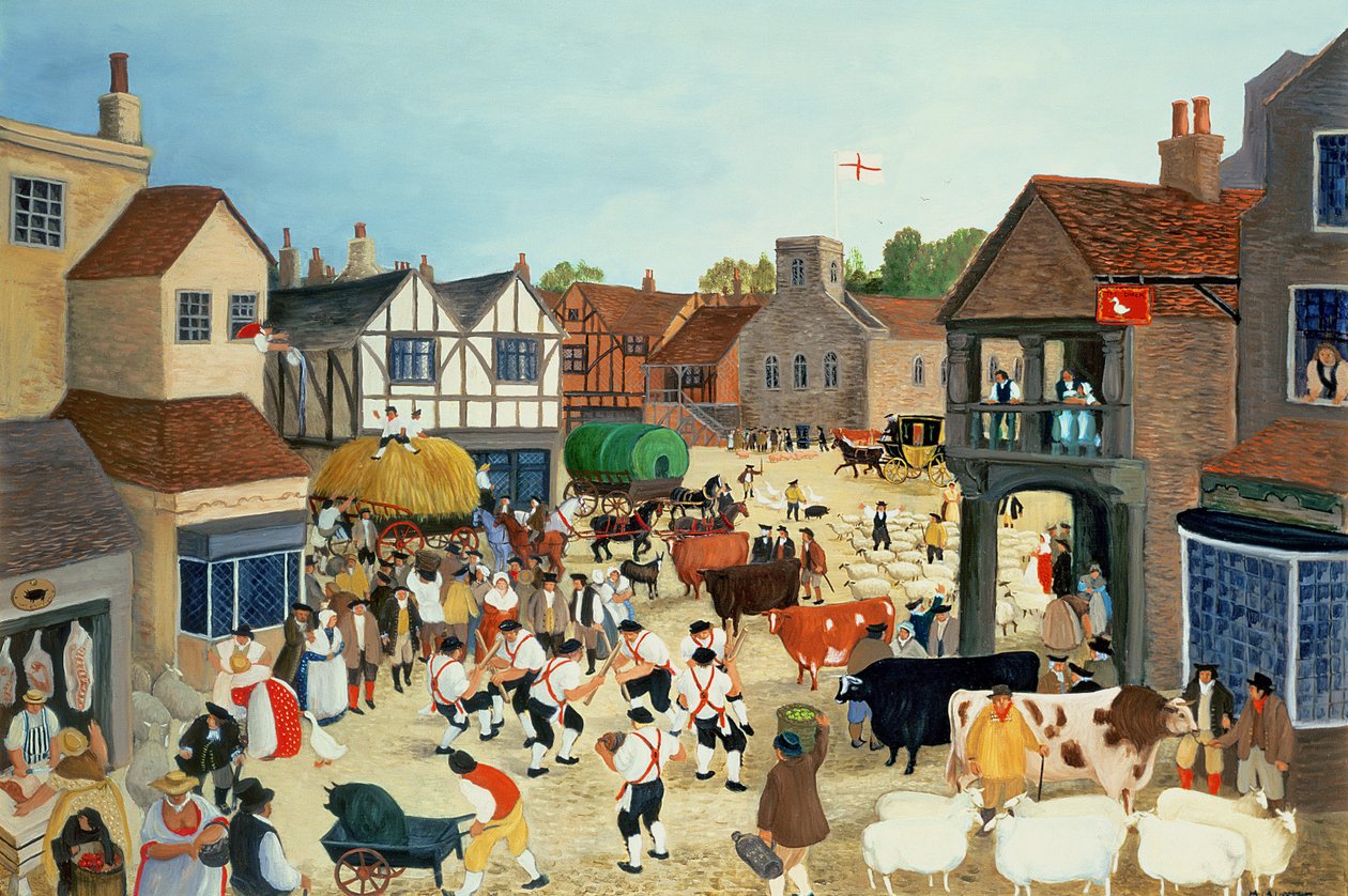Marché aux bestiaux de Mayfair au XVIIIe siècle - Margaret Loxton