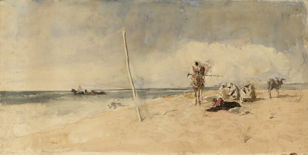 Plage africaine - Marià Fortuny