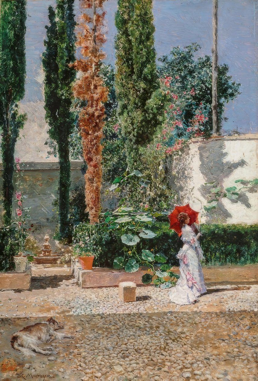 Le jardin de la résidence Fortuny - Marià Fortuny