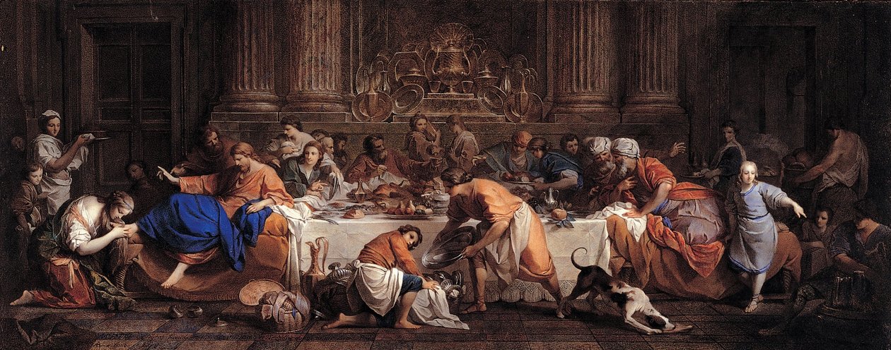 Dîner chez le Pharisien - Maria Felice Tibaldi Subleyras