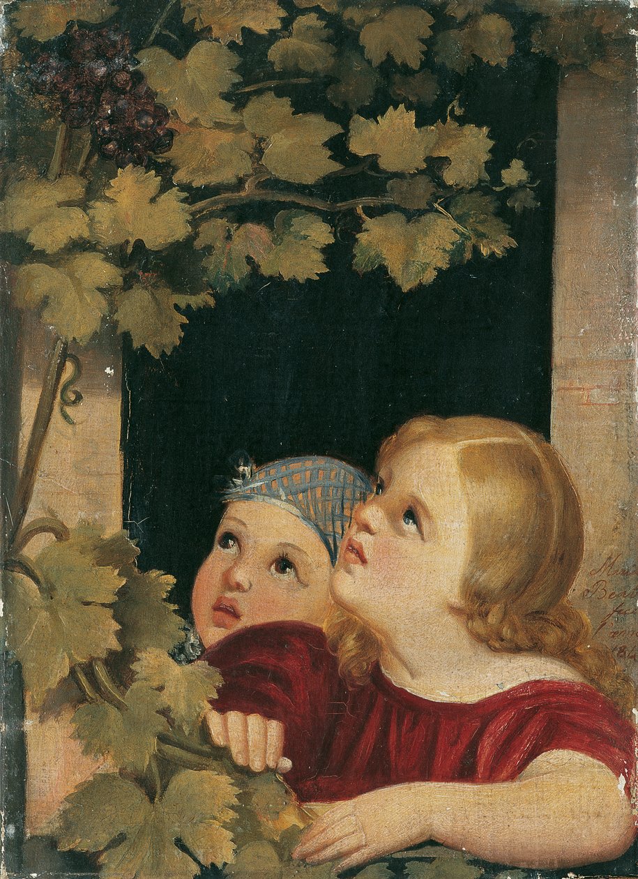 Deux enfants à la fenêtre - Maria Beatrice