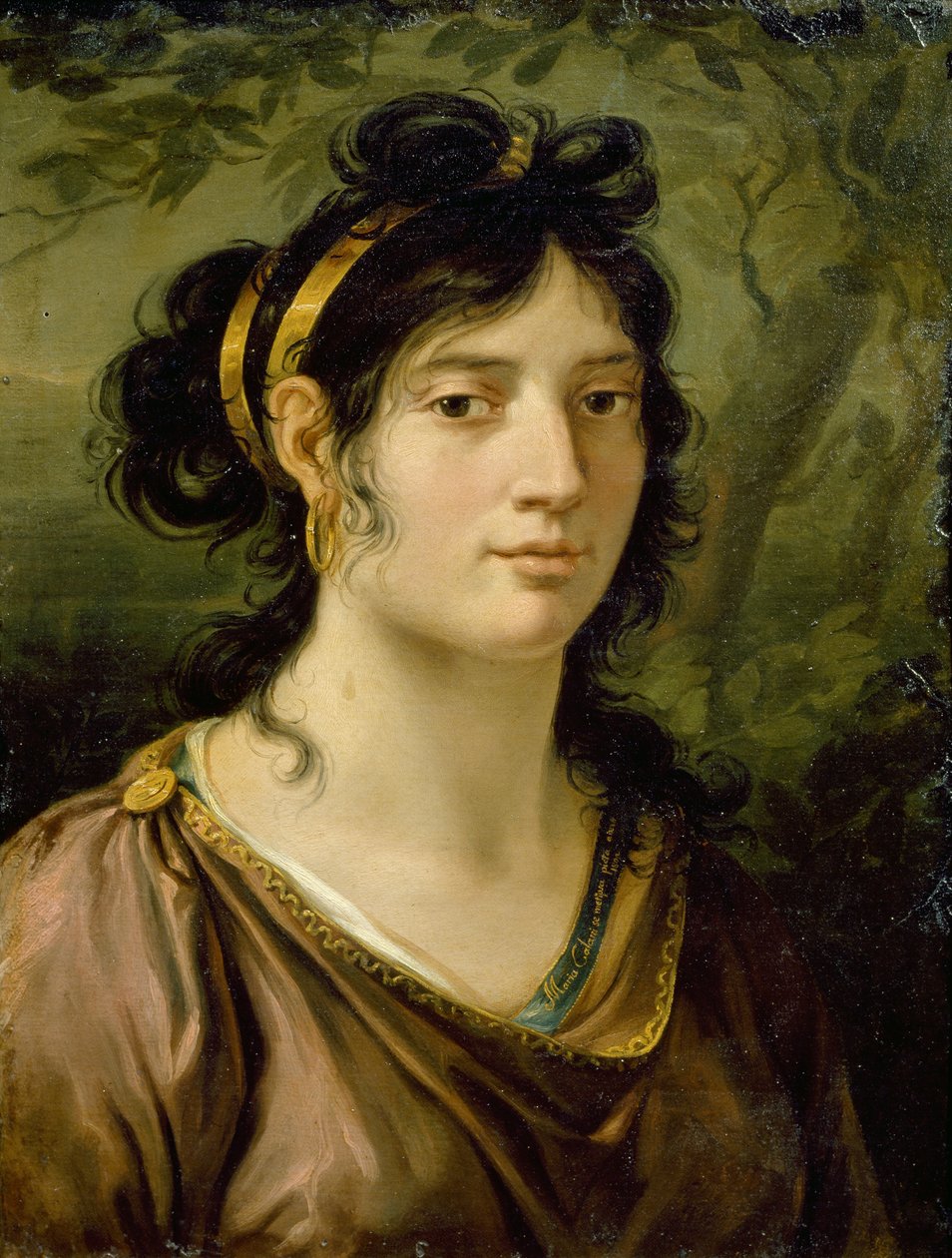 Autoportrait de Maria Callani (1778-1803) - Maria Callani
