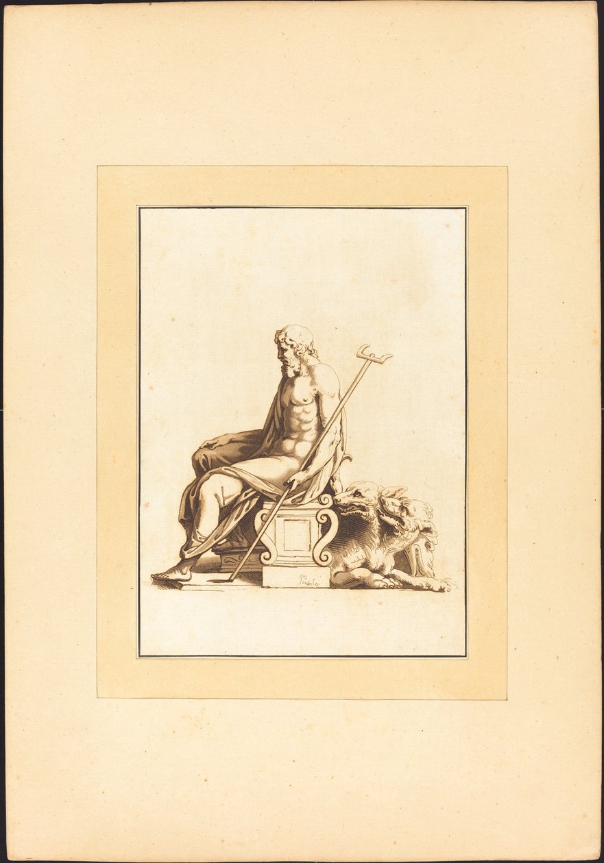 Pluton - Maria Catharina Prestel after Giulio Romano
