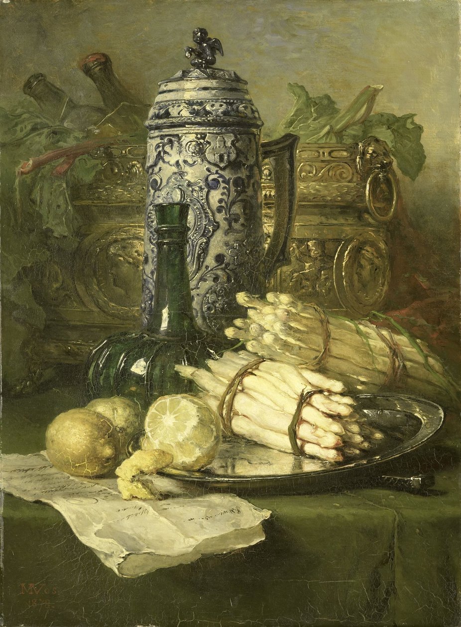 Nature morte avec cruche en grès - Maria Vos