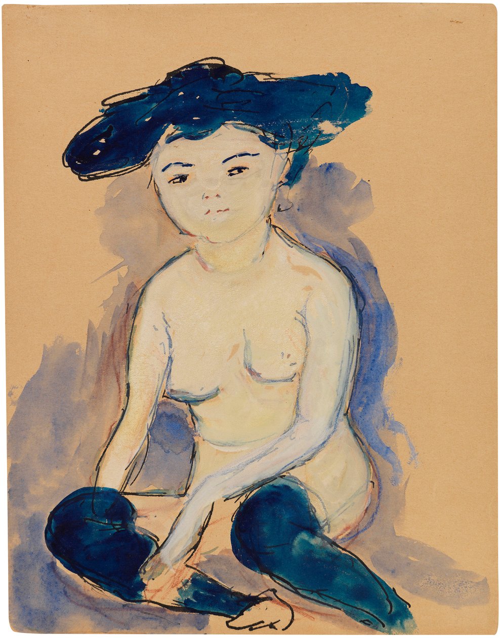 Hélène avec une coiffure japonaise à la mode - Marianne von Werefkin