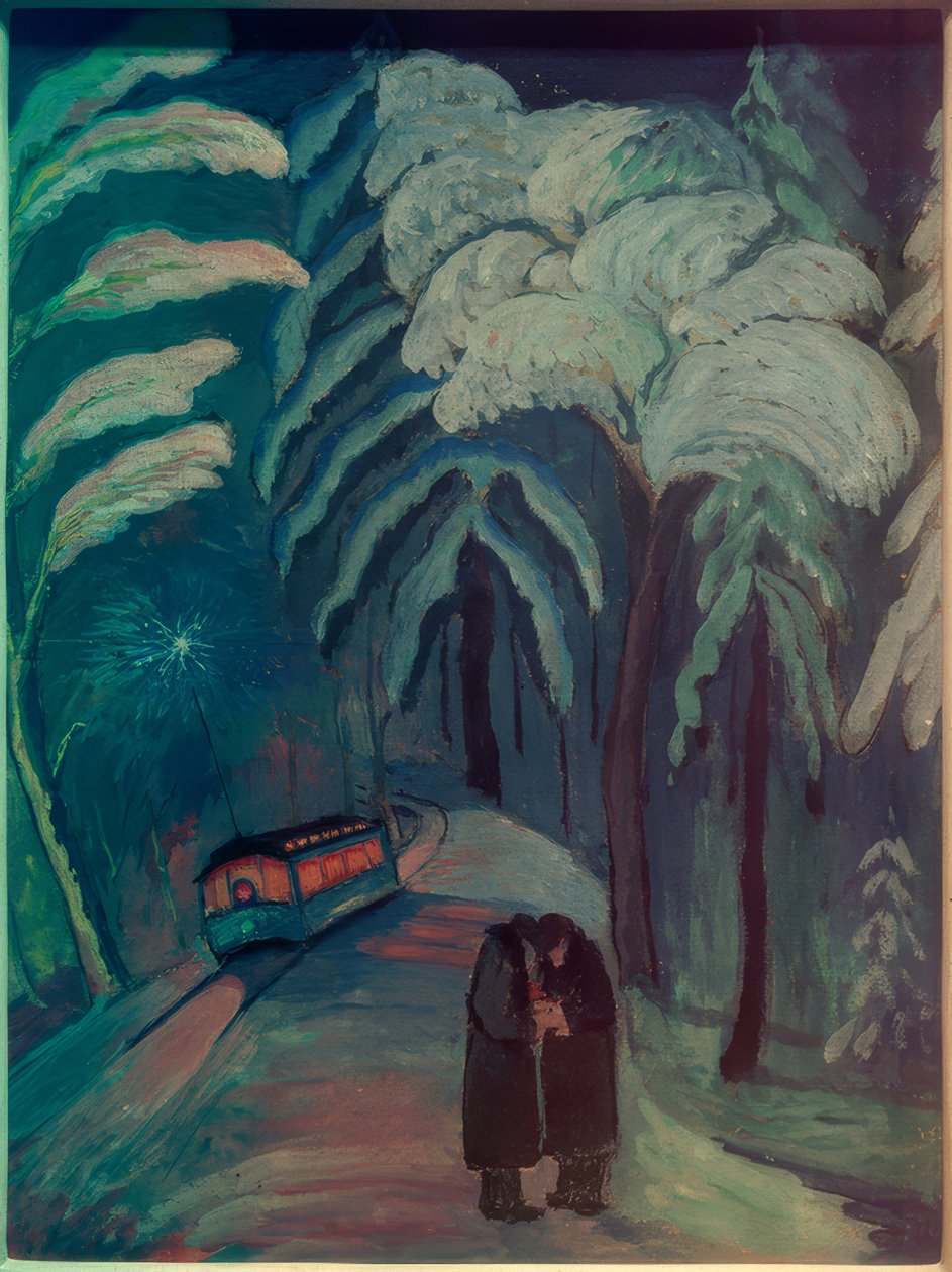 Étincelle bleue - Marianne von Werefkin