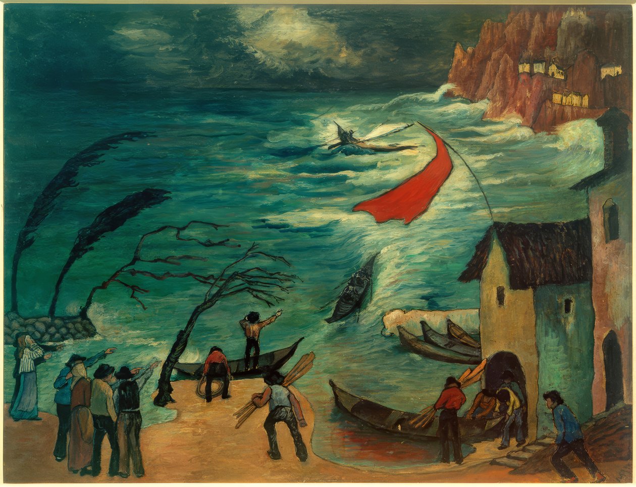 Pêcheurs dans la tempête - Marianne von Werefkin
