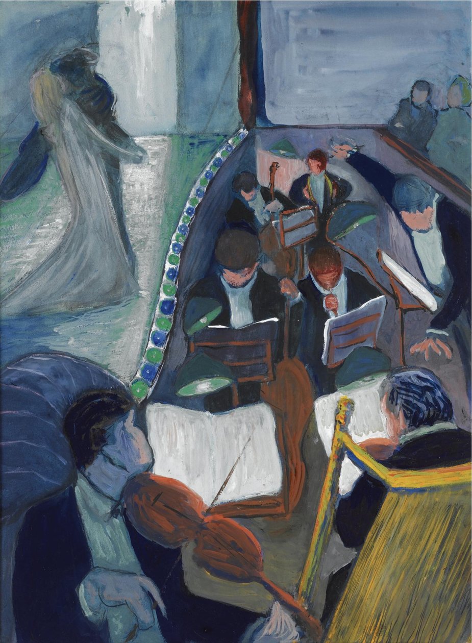 Au théâtre I, 1906-1907 - Marianne von Werefkin