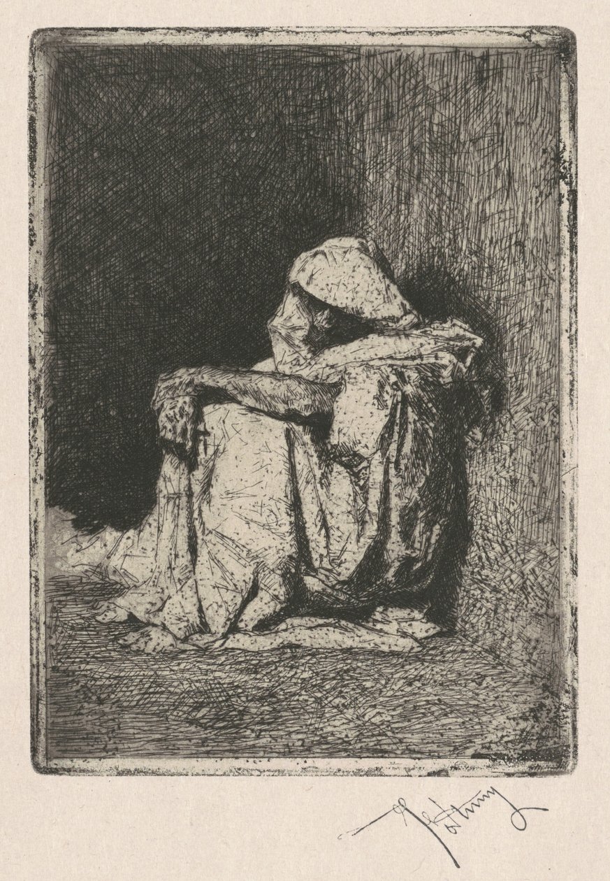 Arabe assis - Marià Fortuny
