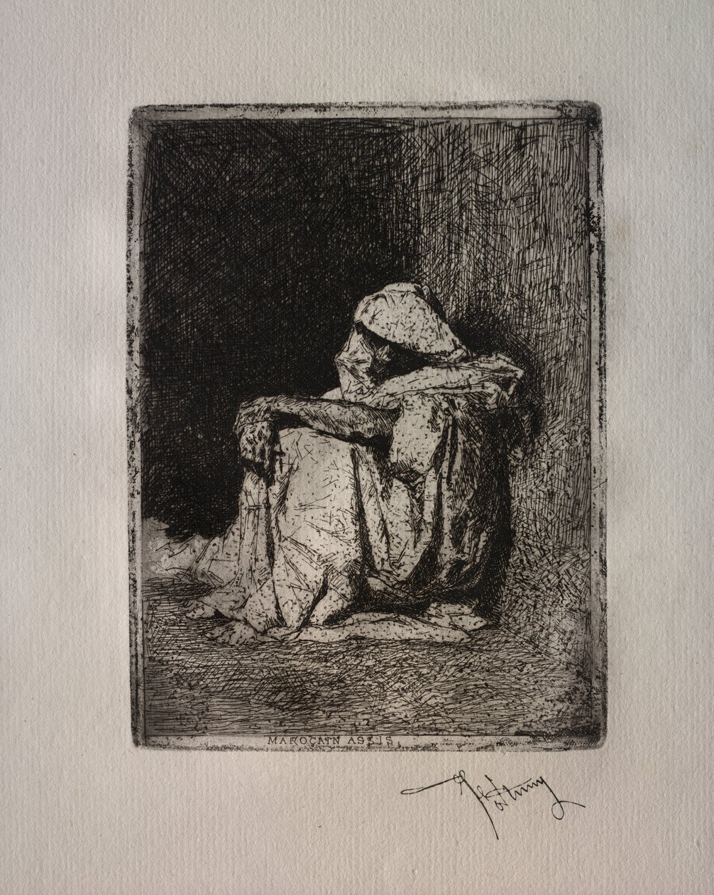 Marocain assis - Mariano Fortuny y Carbó