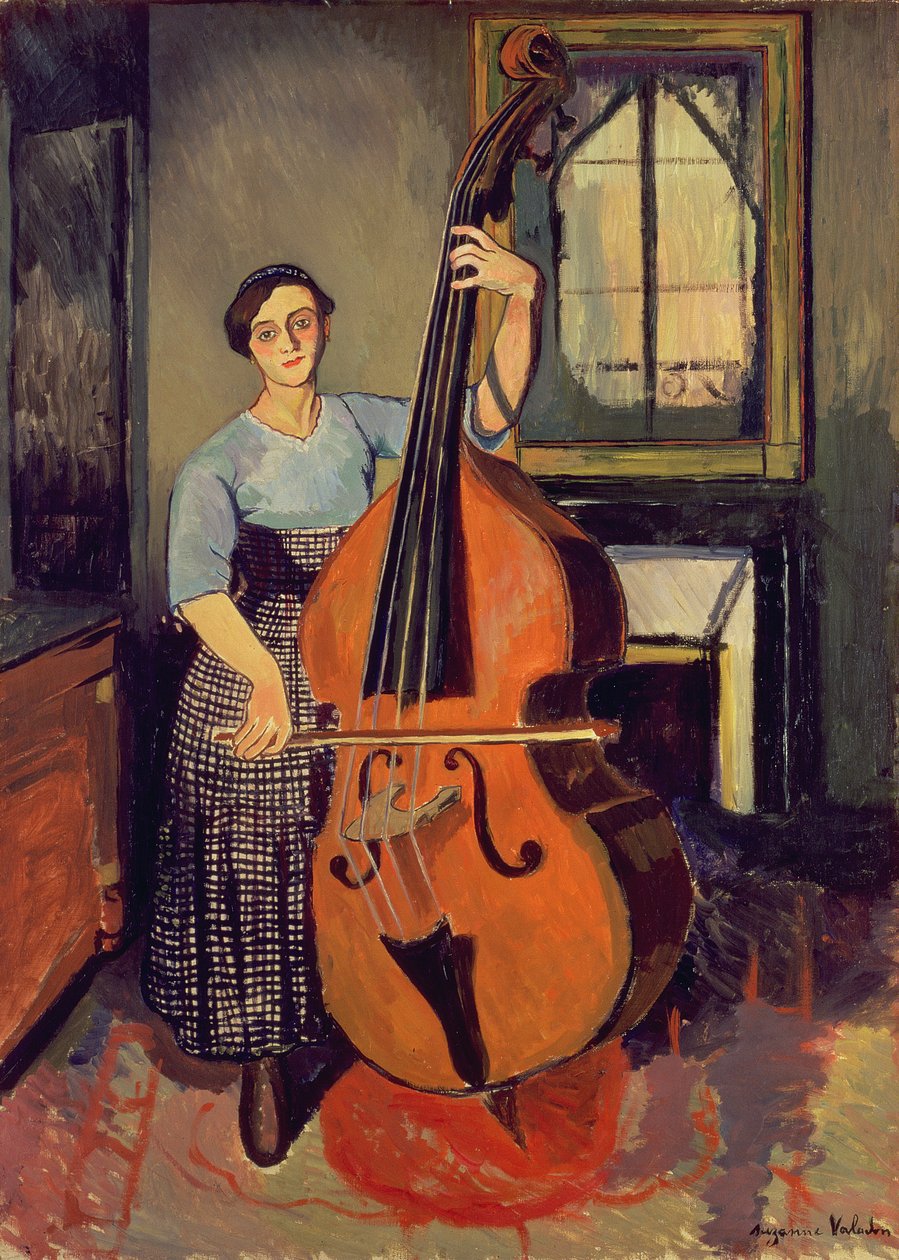 Femme avec une contrebasse, 1908 - Marie Clementine (Suzanne) Valadon