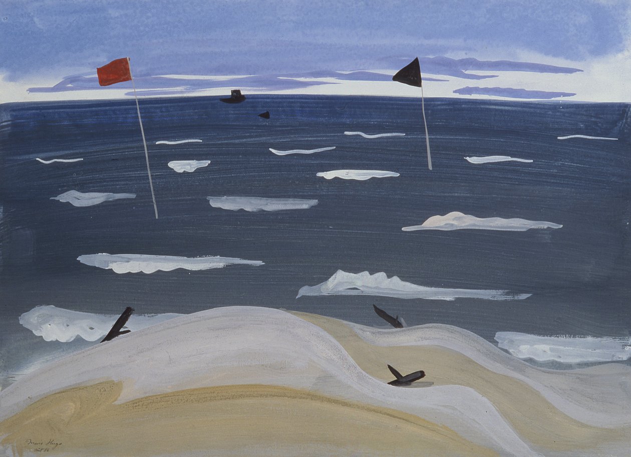 La mer par mistral, 1987 - Marie Hugo