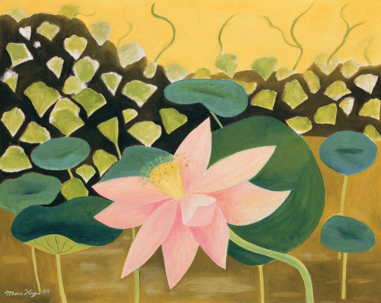 Fleur de lotus, 1984 - Marie Hugo