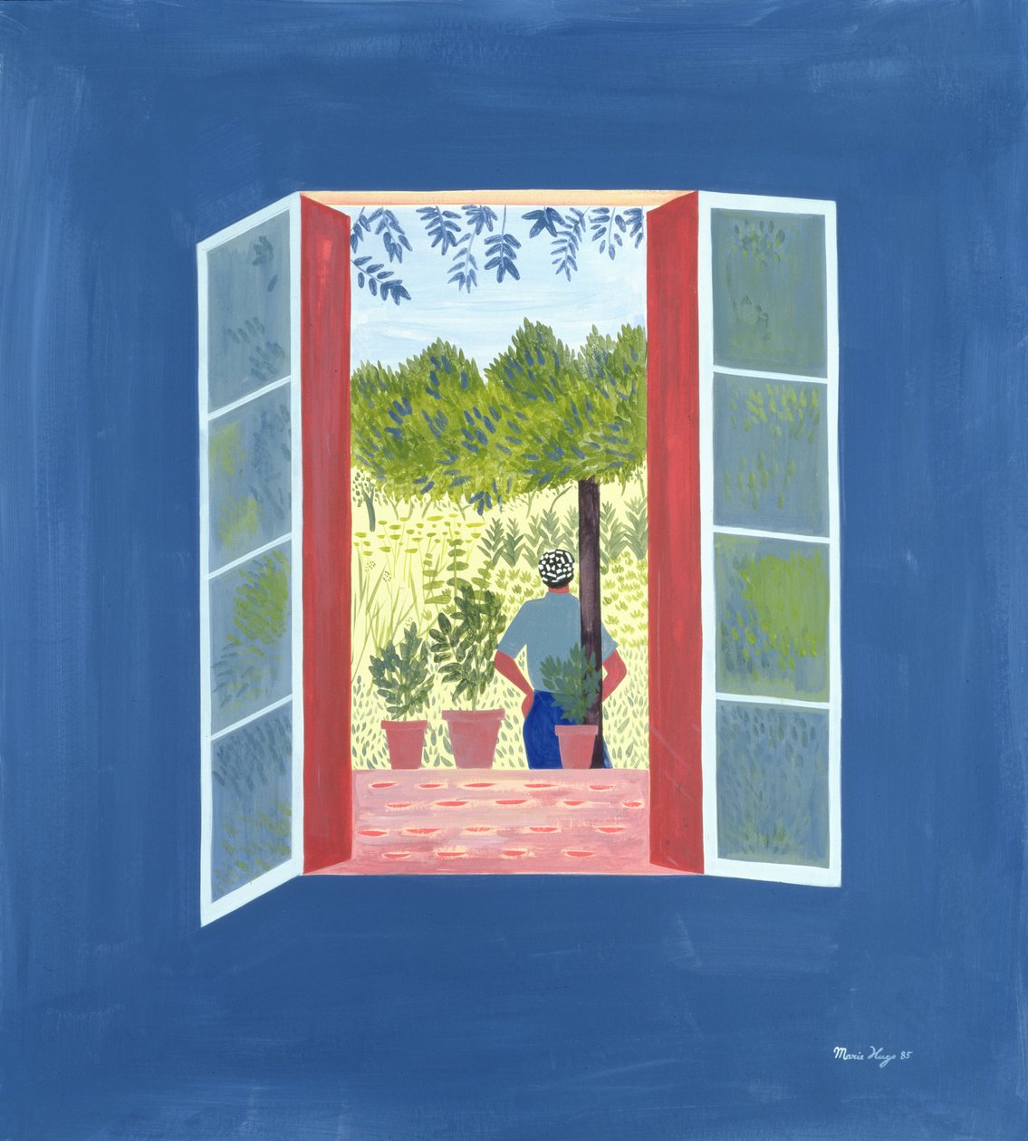 Zaid à travers la fenêtre, 1986 - Marie Hugo