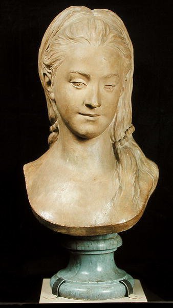 Portrait présumé de Mary Cathcart, 1768 (plâtre) - Marie Anne Collot