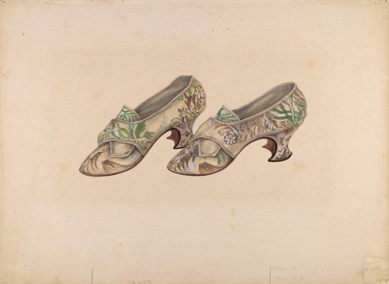 Chaussures de femme, vers 1939 - Marie Alain