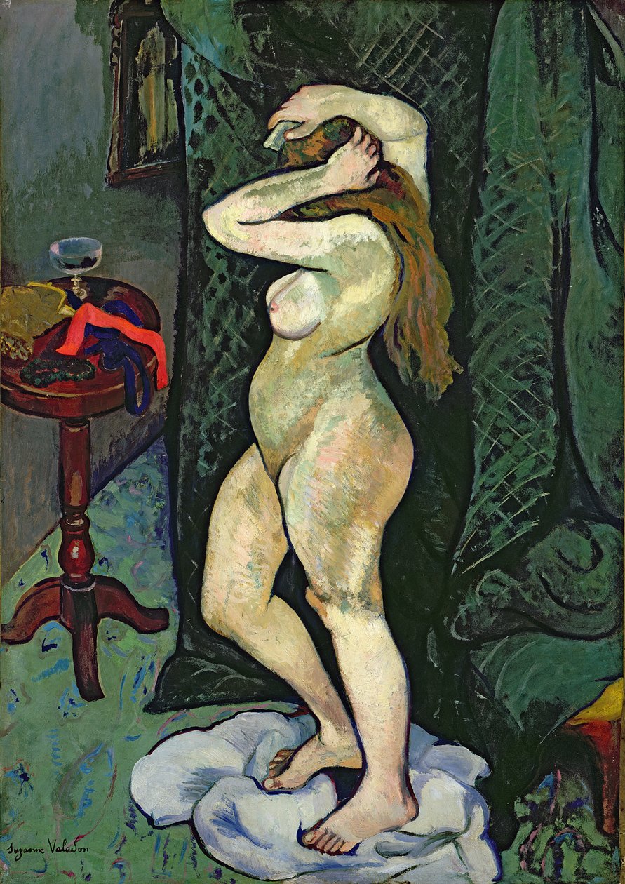 Nu arrangeant ses cheveux - Marie Clementine (Suzanne) Valadon